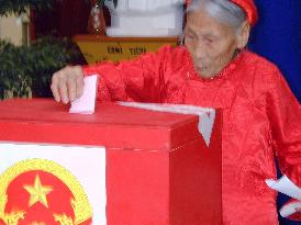 National Assembly election held in Vietnam